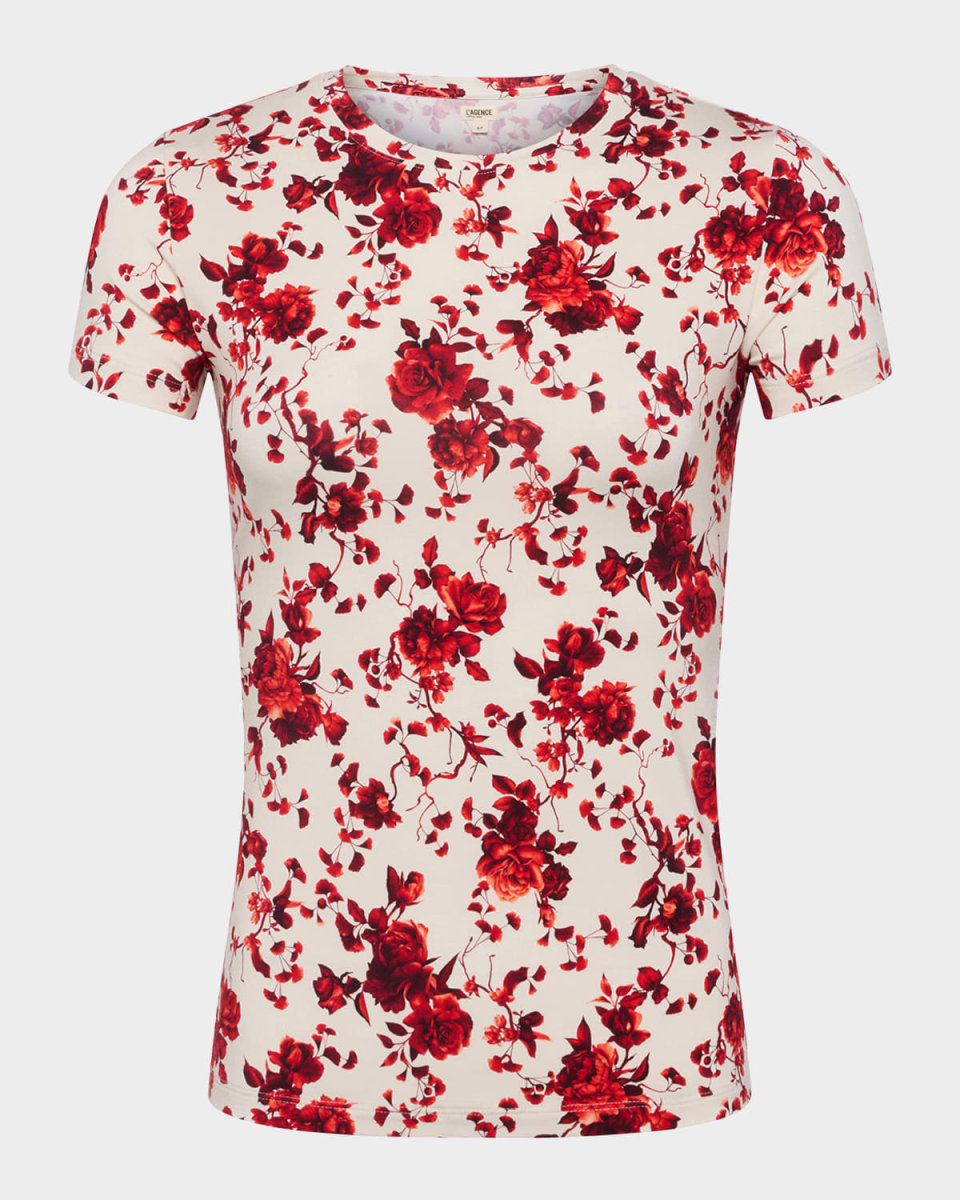 Ressi Short-Sleeve Floral Tee